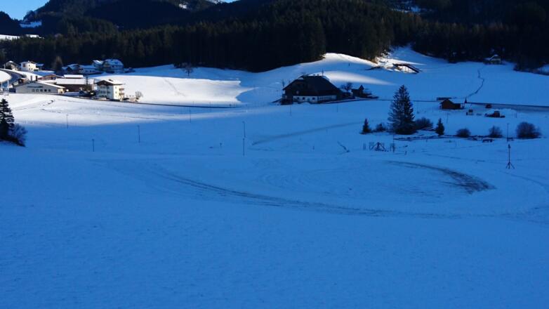 Teilstück der Flutlichtloipe