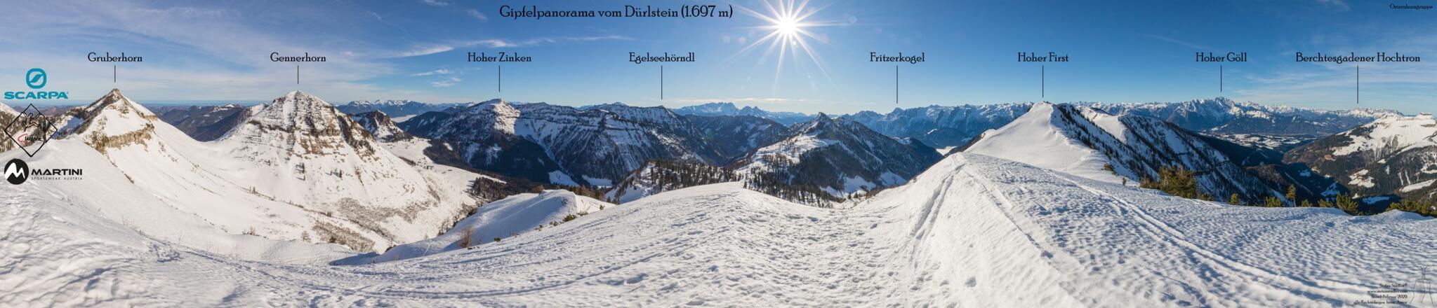 Gipfelpanorama vom Dürlstein