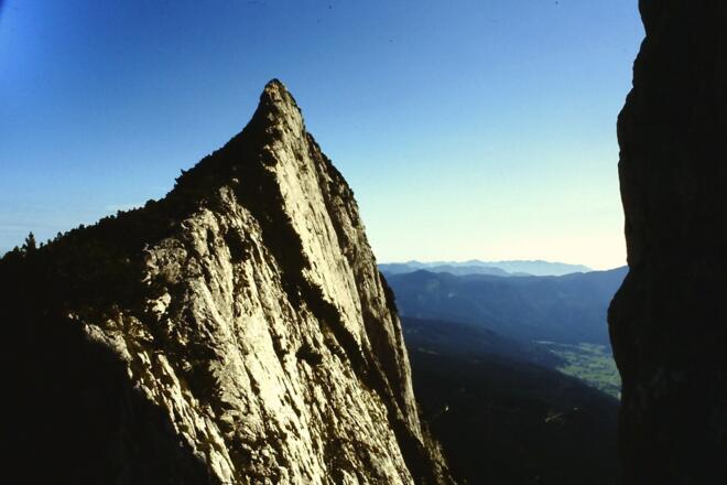 Rückblick zum Kleiner Donnerkogel 1919m