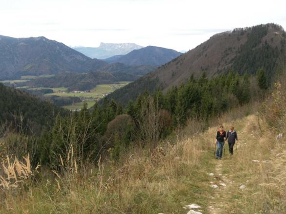 Faistenau hinter dem Schmiedhorn, Untersberg im Hintergrund
