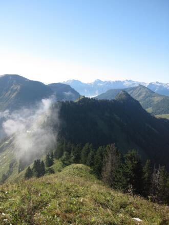 Im Hintergrund das Tennengebirge 
