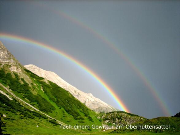 Regenbogen - Oberhüttensattl