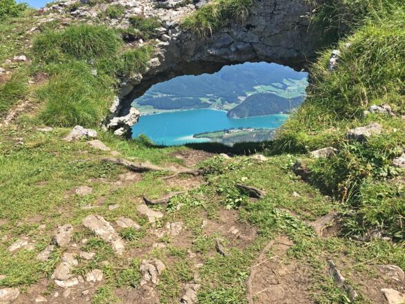 Felsenfenster Bleckwand