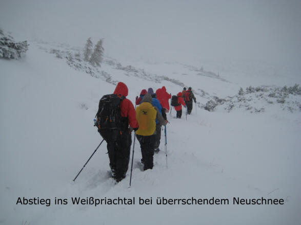 Oberhüttensattel nach Neuschnee