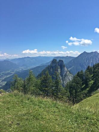 Blick Richtung Dachsteingebirge 