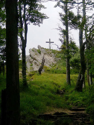 Gipfelfels vom Sattel