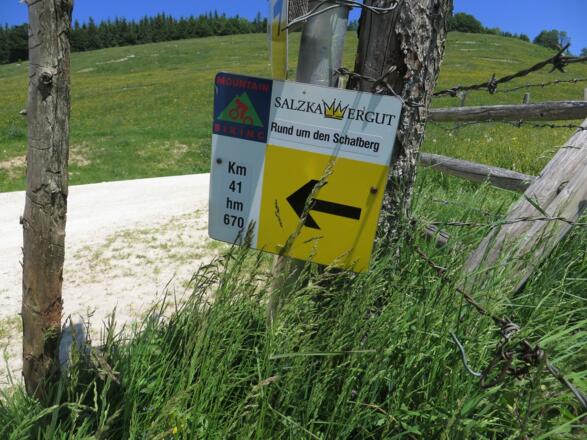 So schön ist die Runde ausgeschildert