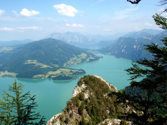 Ostgipfel von der 1176 m hohen Drachenwand