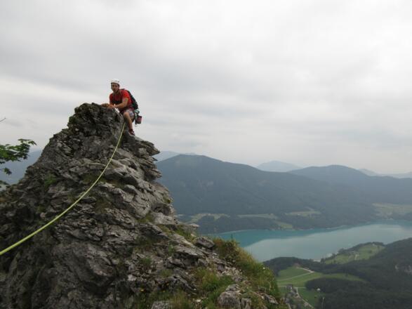 immer wieder müssen kleine Türme überklettert werden