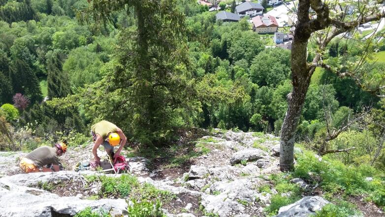 Die 2016 tiefer gesetzte Ausstiegsbank.