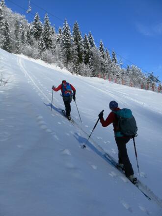 Vorsaisonale Hinterseeabfahrt