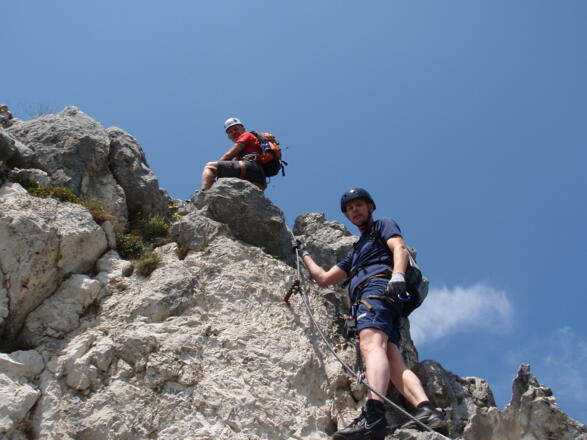 Kurz vorm Ausstieg 1040m