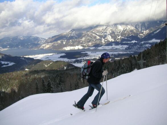Am Rücken über Vitz am Berg und Wolfgangsee