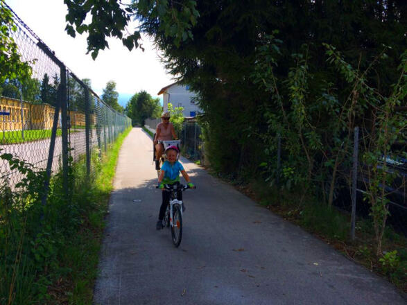 Radweg Richtung Siezenheim