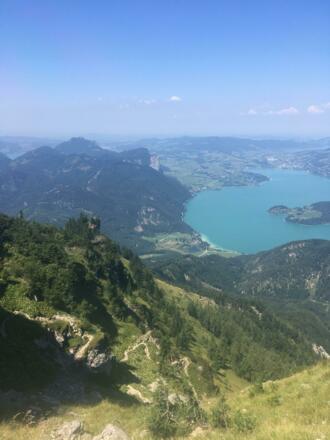 Blick auf den Wolfgangsee
