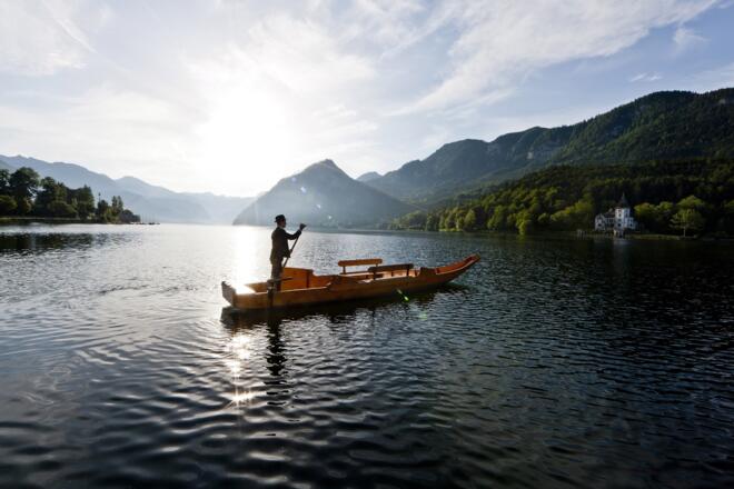 Plättenfahrt am Grundlsee