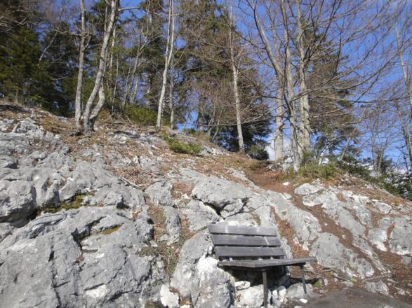 Die Bank beim Ausstieg