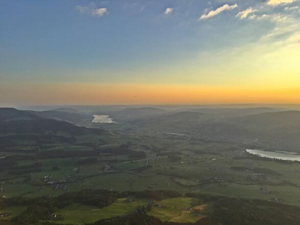 Morgens um halb 6 am Schober 