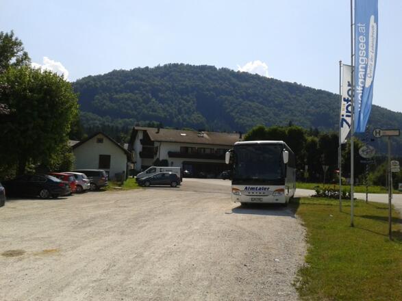 Großes Parkgelände beim Ausgangspunkt