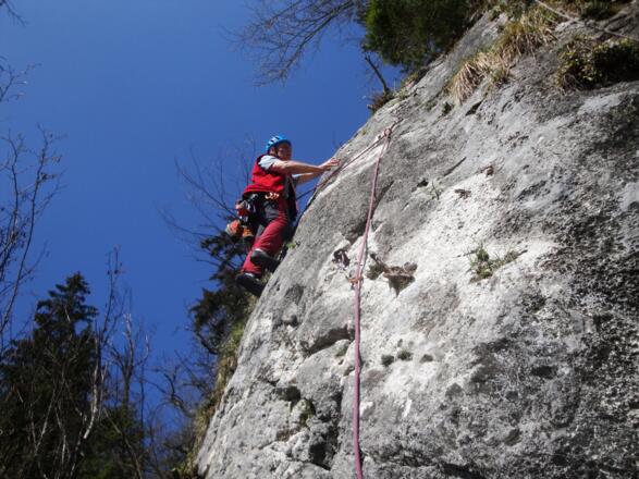 In der 7. Seillänge