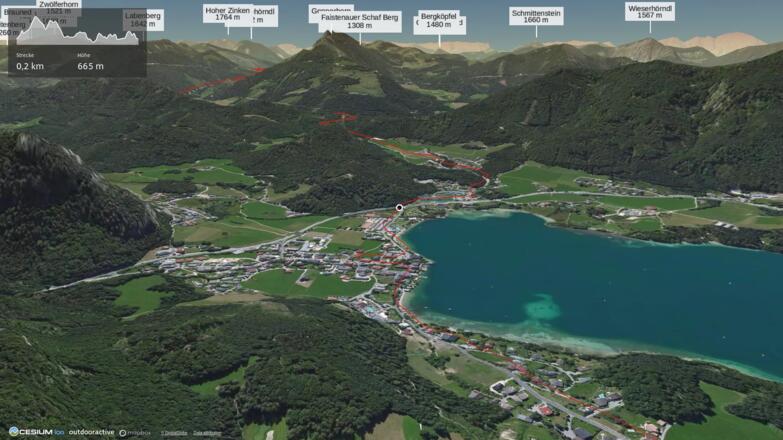 Mountainbike-tour in der Fuschlseeregion: S528 Fuschlsee Regionsrunde