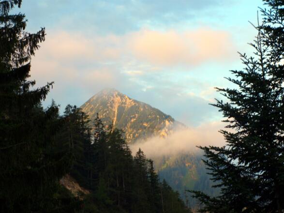 Sonnenaufgang Braunedl um 1075m