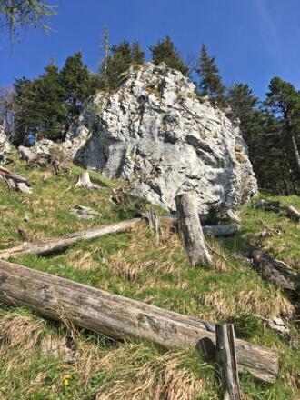 Aufsstieg zum Gipfelkreuz am Schober