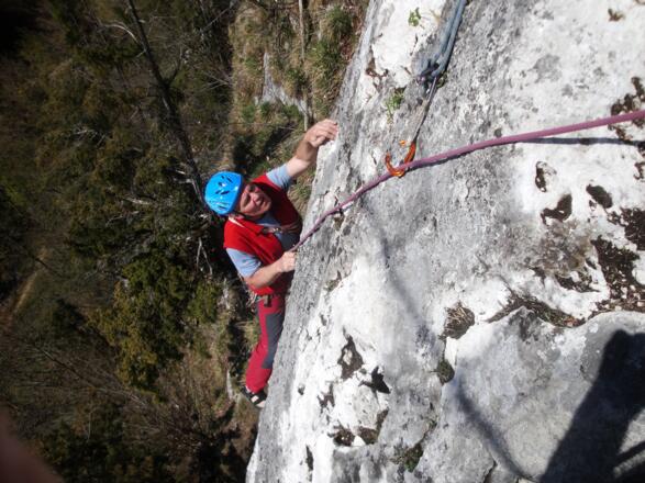 In der 4. Seillänge