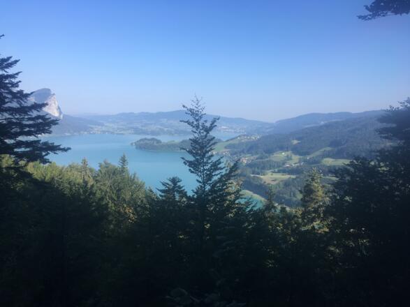 Mondsee mit Drachenwand