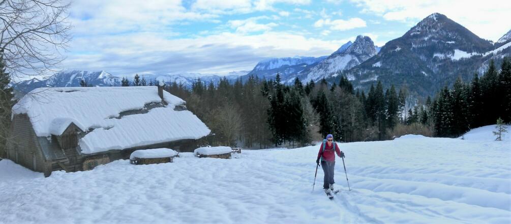 Zinkenbachhöllrin, dahinter Sparber und Bleckwand