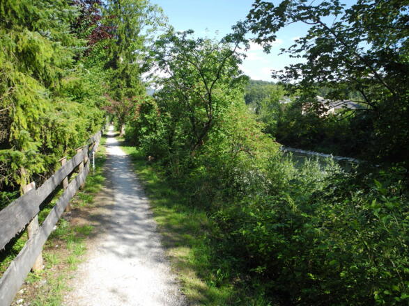 So sah der Dammweg nach Pfandl bis 2013 aus!