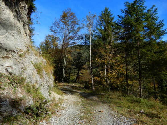 Über dem Burggraben