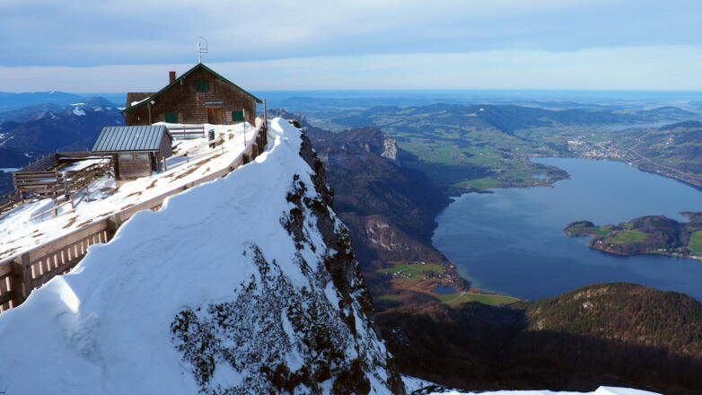 Schafberg 1783m, Übergang von der Schutzhütte ~1760m