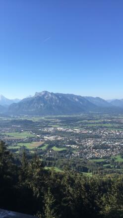Die Stadt Salzburg und der Untersberg 