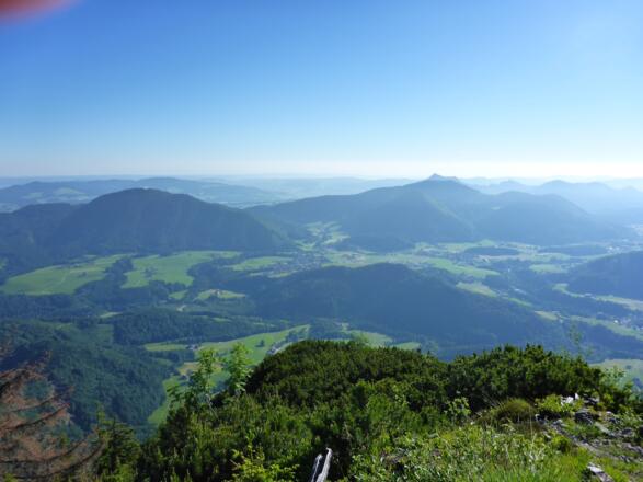 Blick vom Ochsenberg auf Faistenau