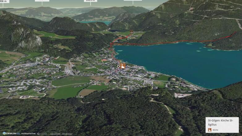 Pilgerweg am Wolfgangsee: St. Rupert-Weg: St. Gilgen - Strobl