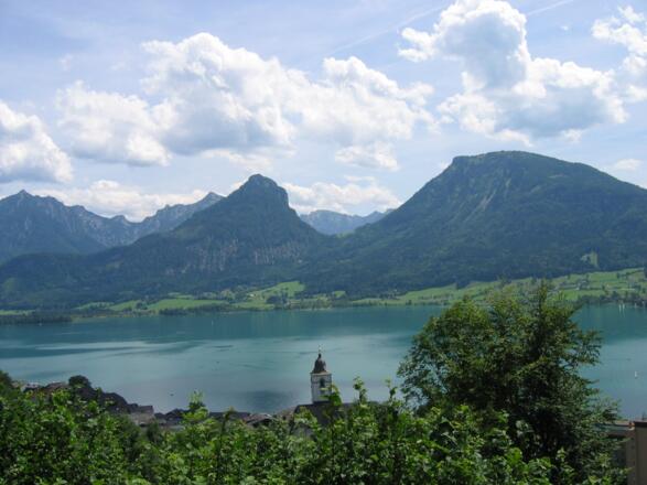 Blick auf St. Wolfgang