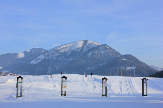 Start zu den Langlaufloipen