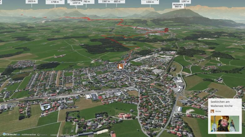 Pilgerweg im Salzburger Seenland: St. Rupert-Weg: Seekirchen am Wallersee - St. Gilgen