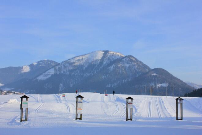 Start der Langlaufloipen