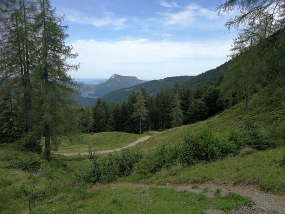 Aussicht beim Abstieg