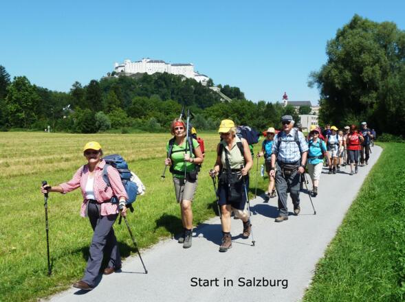 Start in Salzburg