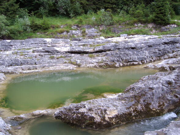 Wassergumpen im Felsenbad