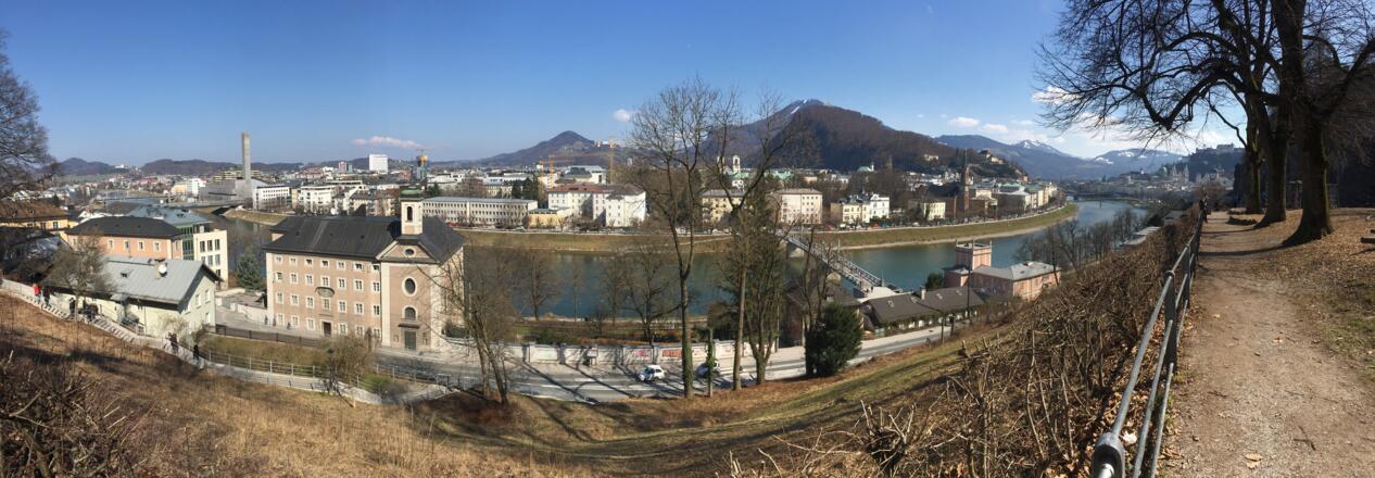 Blick auf die Stadt Salzburg