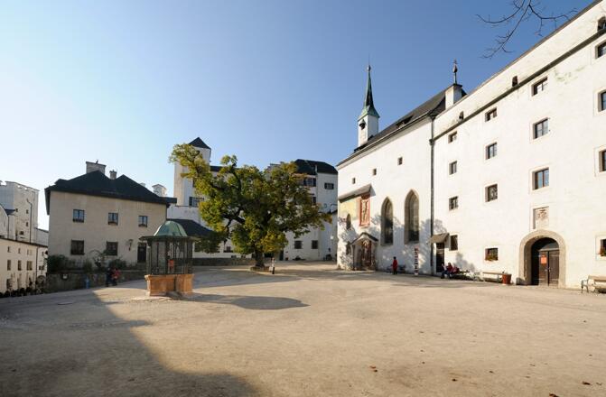 Innenareal Festung Hohensalzburg