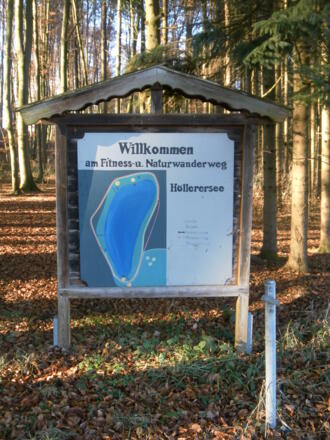 Der frühere Naturwanderweg musste...