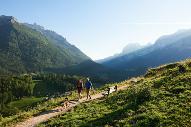Auf dem Ramsauer Soleleitungsweg