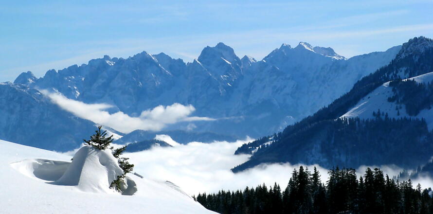 Fernblick zum &quot;unnahbaren&quot; Wilden Kaiser!