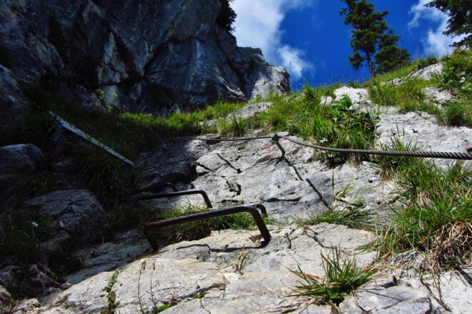 Im Dr. Julius-Mayr-Weg (Klettersteig)