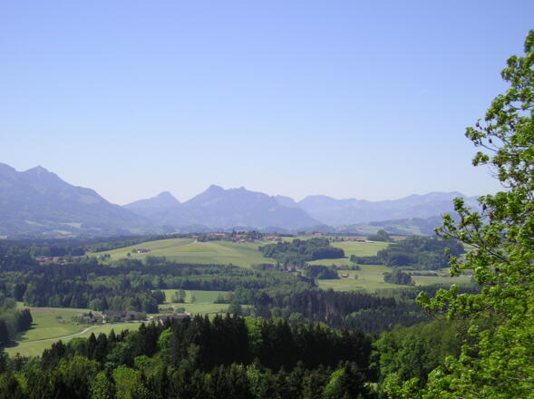 Blick vom Aussichtsturm Ratzinger Höhe nach Süd-West